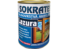 Sokrates Lazura silnovrstvá lazura na dřevo, čirá, 0,7 kg