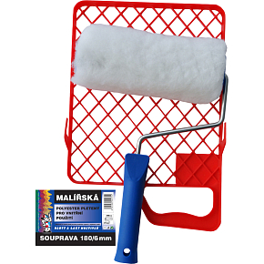 BARVY A LAKY HOSTIVAŘ Vestan komplet Malerrolle mit Halter und Gitter, 180 mm