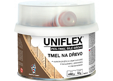 Uniflex PES-TMEL Holz, Holzspachtel, weiß, 500 g