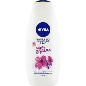Nivea Care & Relax Duschgel & Badeschaum, 750 ml