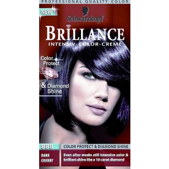 Schwarzkopf Brillance Color Creme Haarfarbe 888 dunkle Kirsche 50 ml