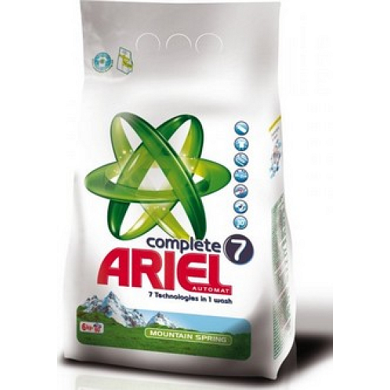 Ariel Mountain Spring Waschpulver für saubere und duftende Wäsche ohne Flecken 5 kg