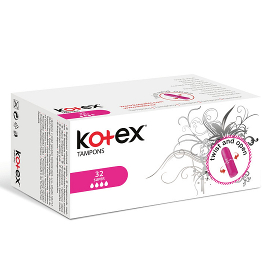 Kotex Super Tampons 32 Stück