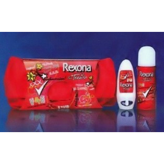 Rexona F4E für Teenager für Mädchen Handtasche, Kosmetikset