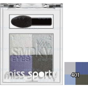 Miss Sports Studio Farbe Smoky Quattro Lidschatten 401 Blue Eyes 2,2 g