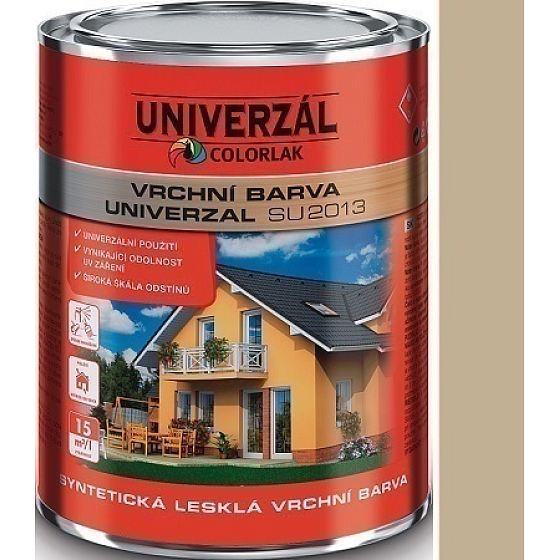 Colorlak Univerzal SU2013 synthetische glänzende Deckfarbe Braune Creme 0,6 l