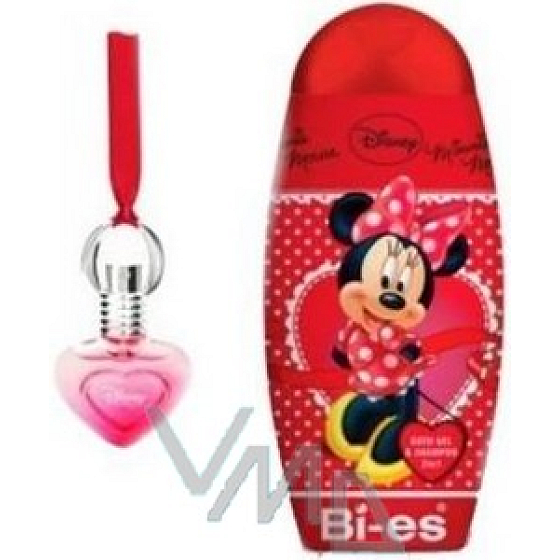 Disney Minnie Mouse 2in1 Duschgel und Shampoo 250 ml + Parfüm 15 ml, Kosmetikset