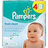 Pampers Fresh Clean Feuchttücher für Kinder 4 x 64 Stück