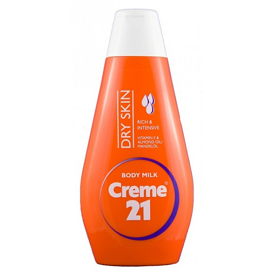 Creme 21 Mandelöl + Vitamin E Körperlotion für trockene Haut 400 ml