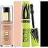 Max Factor Facefinity den ganzen Tag makelloses 3in1 Make-up 45 Warme Mandel 30 ml + Wild Mega Volume Mascara schwarz 11 ml