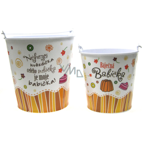 Nekupto Geschenkcenter Geschenkbox für einen Blumentopf Medium Wunderschöner Großmutterdurchmesser 14 cm