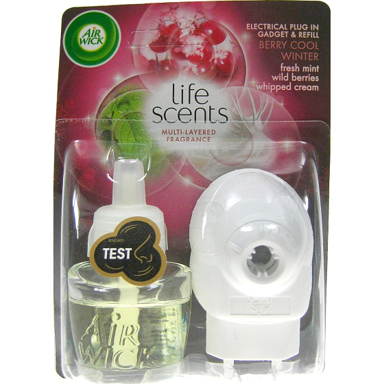 Air Wick Life Scents Winterbeeren elektrischer Lufterfrischer Set 19 ml