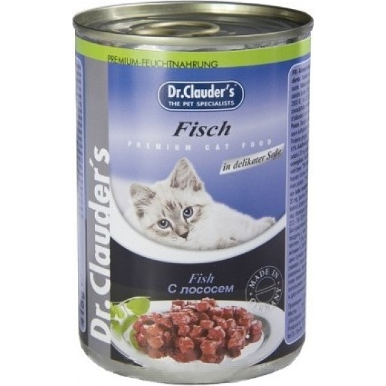 DR. Clauders Fisch komplett Katzenfutter 415 g