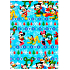 Ditipo Geschenkpapier 70 x 200 cm Weihnachten Disney Mickey Mouse blau