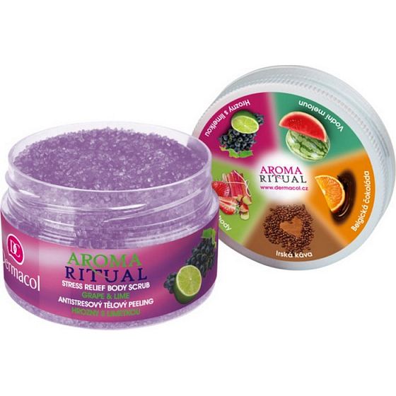 Dermacol Aroma Ritual Trauben mit Limette Anti-Stress-Körperpeeling 200 g