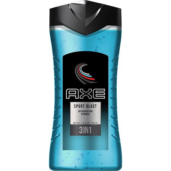 Axe SportBlast 3in1 Duschgel für Körper und Haare für Männer 250 ml