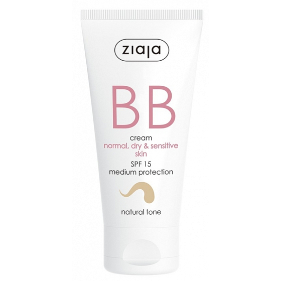Ziaja BB SPF 15 Creme normale, trockene und empfindliche Haut 02 Natural 50 ml