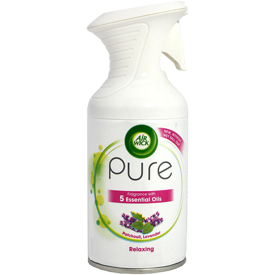 Air Wick Pure Relaxing Patchouli, Lavendel Lufterfrischer Spray 250 ml