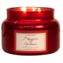 Village Candle Erfrischender Granatapfel - Melograno Glassare Duftkerze im Glas 2 Dochte 262 g