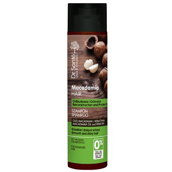 Dr. Santé Macadamia Hair Macadamiaöl und Keratin Shampoo für geschwächtes Haar 250 ml