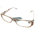 Berkeley Reading Prescription Glasses +1.0 orange-braune Kunststoffseite mit Rechtecken 1 Stück MC2084