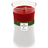 WoodWick Trilogy Wintergirlande - Duftkerze mit Wintergirlande mit Docht aus Holz und Deckelglas groß 609 g