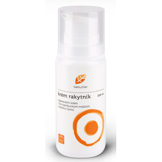 Aromatica Bebutter Bio Sanddorn mit Sheabuttercreme zur Beruhigung, Regeneration und Aufhellung der Haut 100 ml