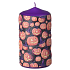 Emocio Angry Pumpkin Kerze lila Zylinder 60 x 110 mm