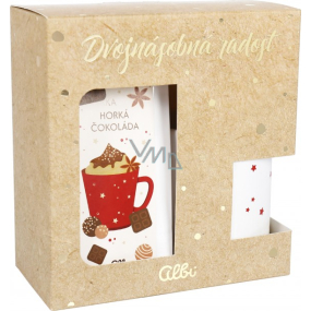 Albi Red Set Becher 250 ml + heiße Schokolade 60 g, Geschenkset Albi Red Set Becher 250 ml + heiße Schokolade 60 g, Geschenkset