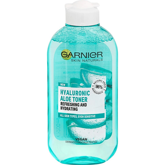Garnier Skin Naturals Hyaluronic Aloe Toner feuchtigkeitsspendende Lotion für alle Hauttypen 200 ml