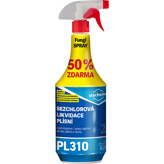 Pilz- und Schimmelpilzbekämpfung Chlorfreies Spray 750 ml Zerstäuber