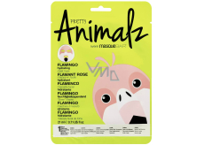 MasqueBar Pretty Animalz Flamingo Textile Hydratisierende Anti-Perfektions-Gesichtsmaske 21 ml