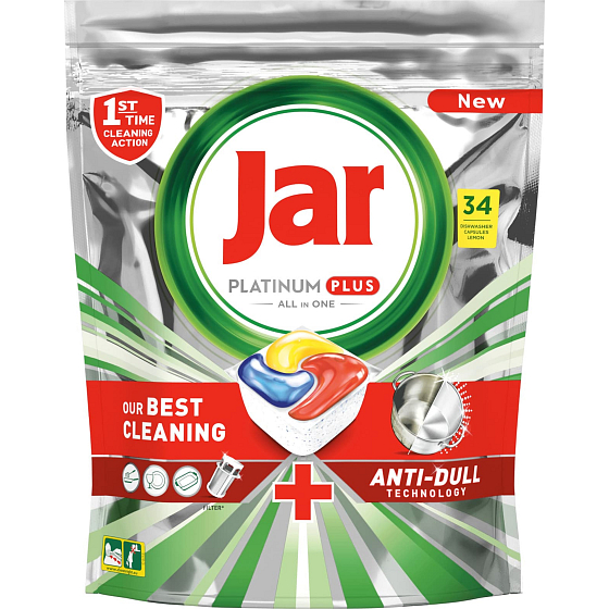 Jar Platinum Plus Spülmaschinenkapseln 34 Stück