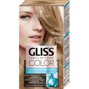 Schwarzkopf Gliss Color Haarfarbe 9-48 Natürliches Hellblond 2 x 60 ml