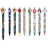 Colorino Gummierter Stift, blaue Mine 0,5 mm