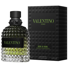 Valentino Uomo Born in Roma Green Stravaganza Eau de Toilette für Männer 100 ml