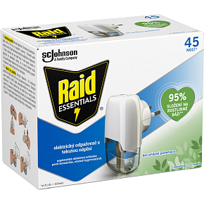 Raid Essentials elektrischer Verdampfer mit Nachfüllung, 27 ml, 45 Nächte Raid Essentials elektrischer Verdampfer mit Nachfüllung, 27 ml, 45 Nächte