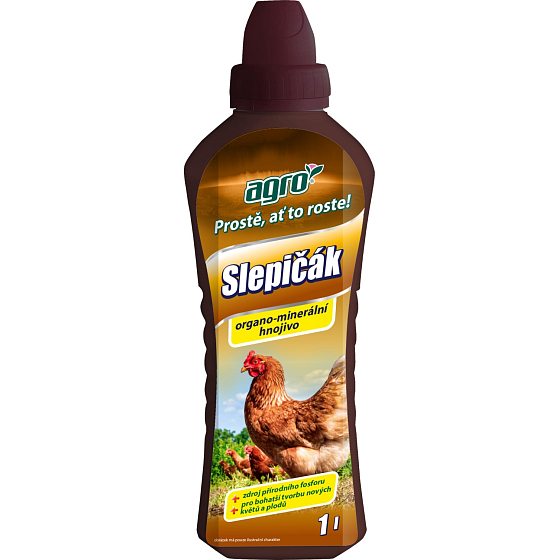 Agro Hühnerdung organo-minerální hnojivo, 1 l