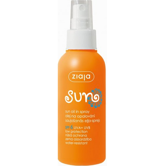 Ziaja Sun SPF 6 Bräunungsöl Spray geringer Schutz 125 ml