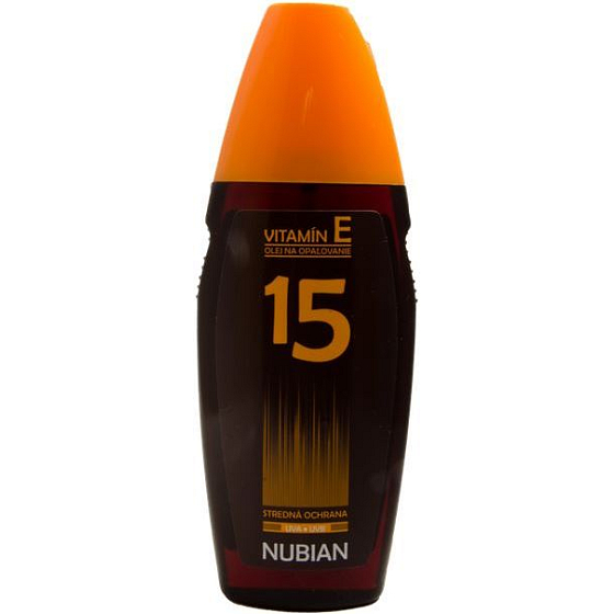 Nubian OF15 Sonnenschutzöl mittlerer Schutz 150 ml Spray