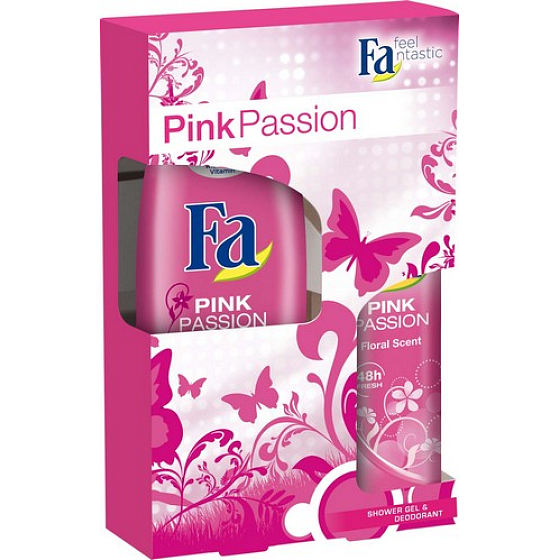 Fa Pink Passion Duschgel 250 ml + Deodorant Spray 150 ml, Kosmetikset