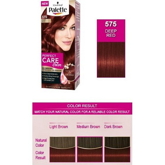 Schwarzkopf Palette Perfekte Farbe Auto Haarfarbe 575 Dunkelrot