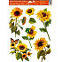 Fensterfolie ohne Kleber Sonnenblumenorange Schmetterling 42 x 30 cm 1 Stück