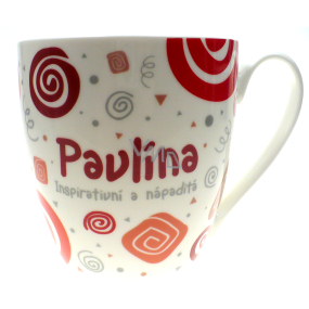 Nekupto Twister Becher namens Pavlina rot 0,4 Liter