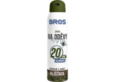 Bros Zeckenschutzmittel für Kleidung, abweisend und tötend Spray 90 ml