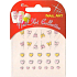 Absolute Cosmetics Nail Art selbstklebende Nagelaufkleber 3DG001S 1 Blatt