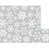 Ditipo Geschenkpapier 70 x 200 cm Weihnachtssilber Typ 2