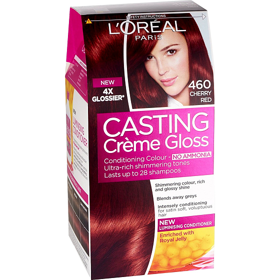 Loreal Paris Casting Creme Glanz Haarfarbe 460 Erdbeer Eper