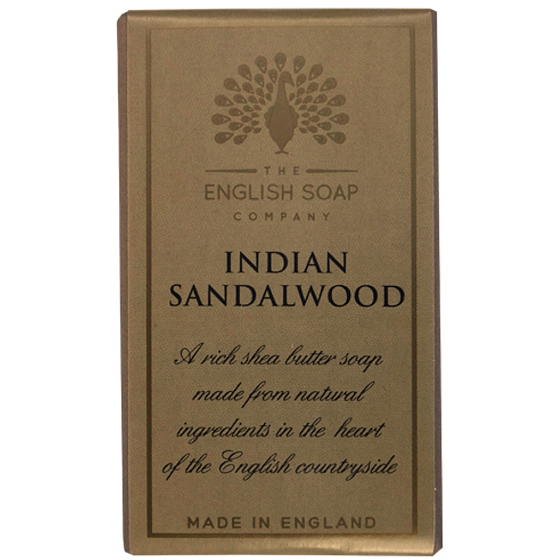 Englische Seife Indische Sandelholz-Naturseife mit Sheabutter 200 g