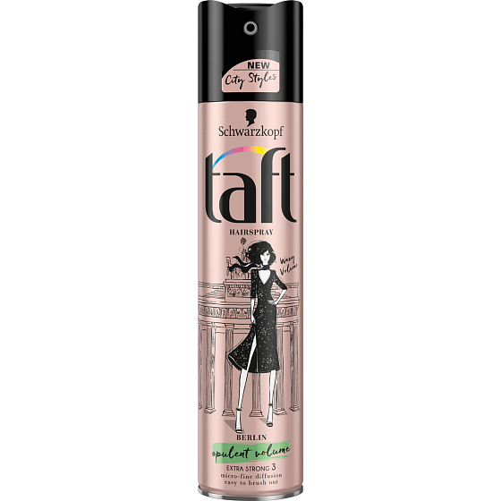 Taft City Styles Berlin Welliges Volumen Opulentes Volumen extra starke Fixierung 3 Haarspray 250 ml